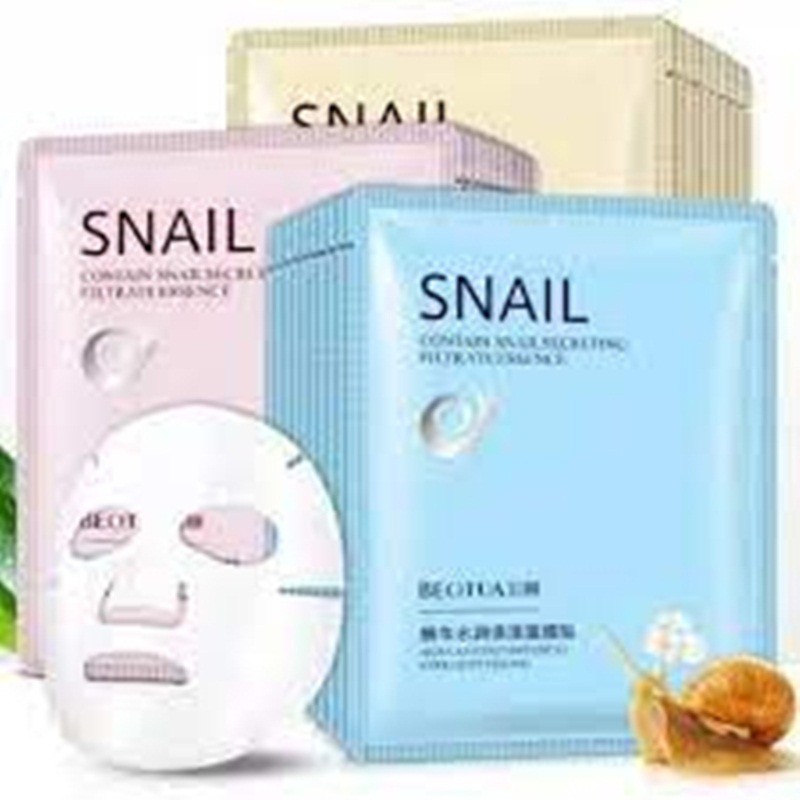 Beotua Snail Face Sheet Mask Masker Wajah