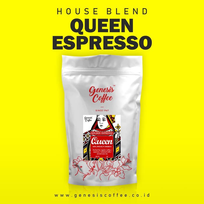 

GENESIS ESPRESSO SERIES / QUEEN ESPRESSO BLEND /100% SPECIALTY ARABICA - kkp795