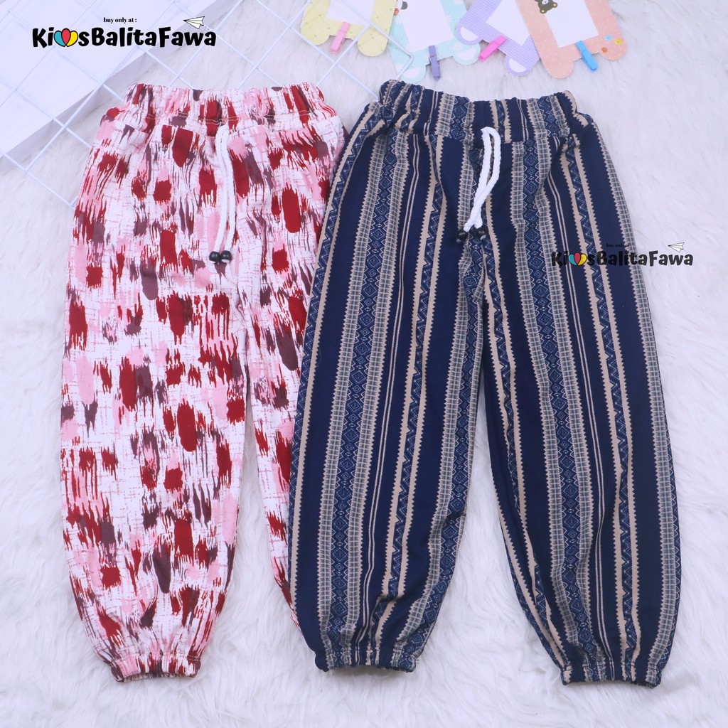 Jogger Anak Perempuan Uk 1-12 Tahun / Joger Pants Cewek Celana Panjang Anak Perempuan Grosir babycinnamon