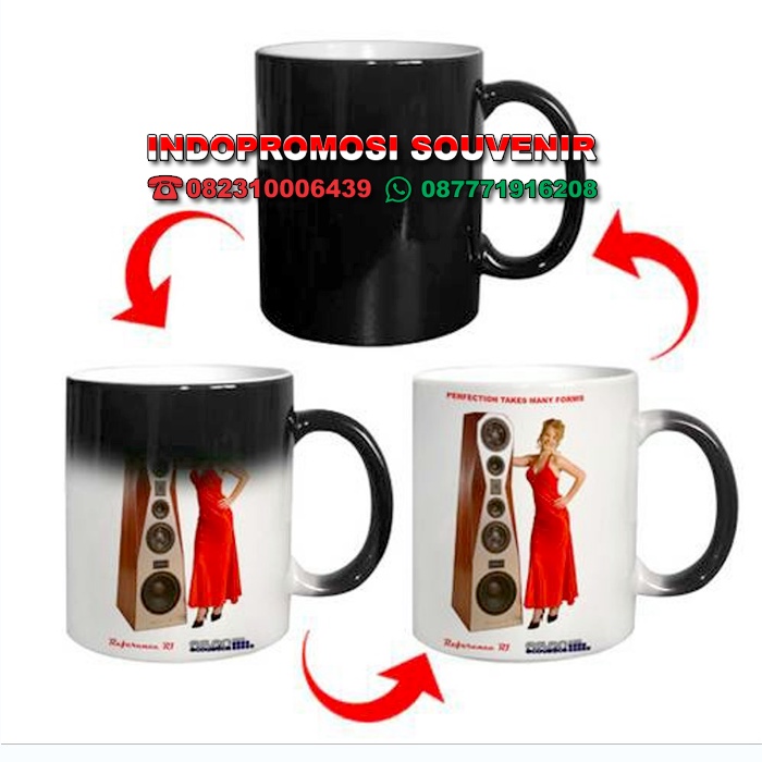 MUG BUNGLON BERUBAH WARNA / MUG AJAIB / MUG KERAMIK