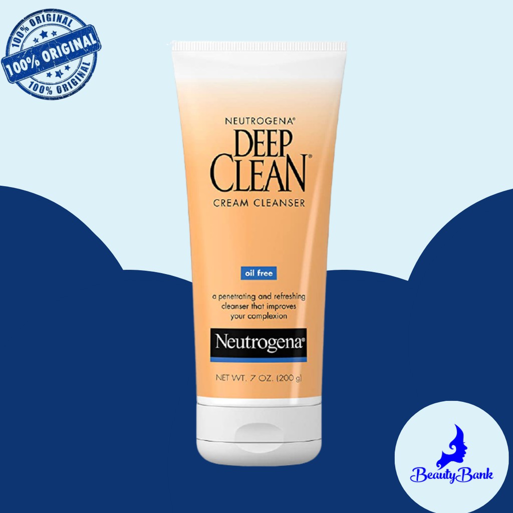 neutrogena deep clean cream cleanser 7 oz