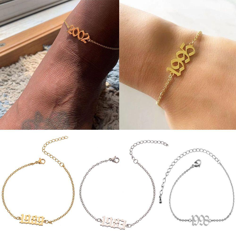 Lily Gelang Kaki Anklet Fashion 1990sampai2000anperhiasan Ulang Tahun Anti Karat