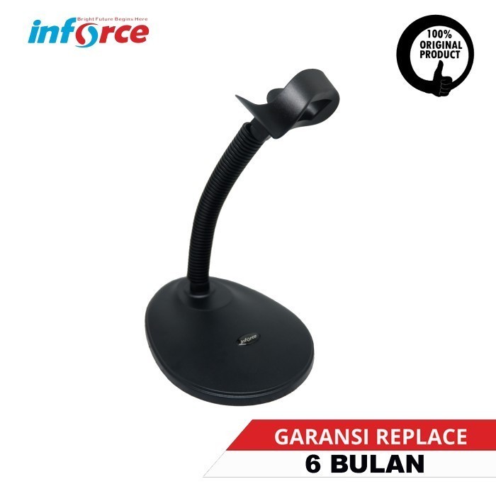 SCANNER BARCODE INFORCE F20 / F 20 STAND 1D 1 D USB WIRED KABEL CABLE GARANSI RESMI