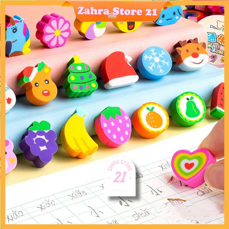 

[ZS21] Penghapus Mini Kecil / Eraser Motif Unik Lucu
