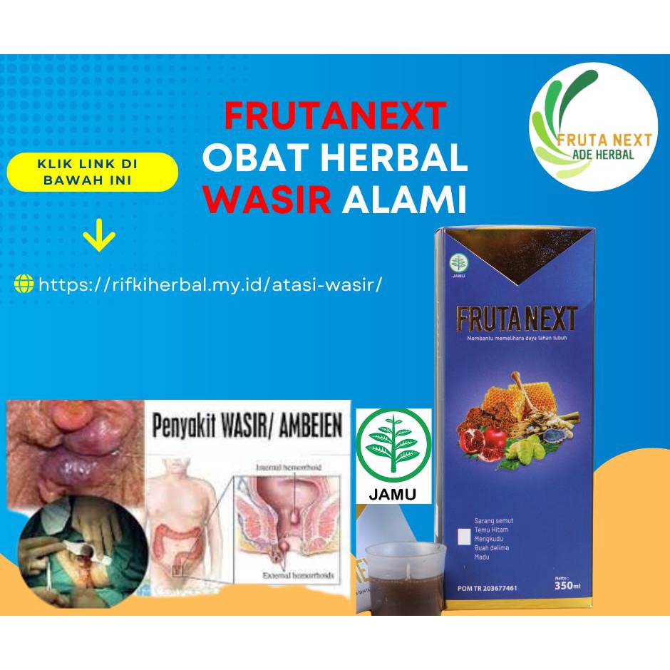 FRUTANEXT ORIGINAL obat wasir ambeien - hemorrhoid obat wasir yang paling aman