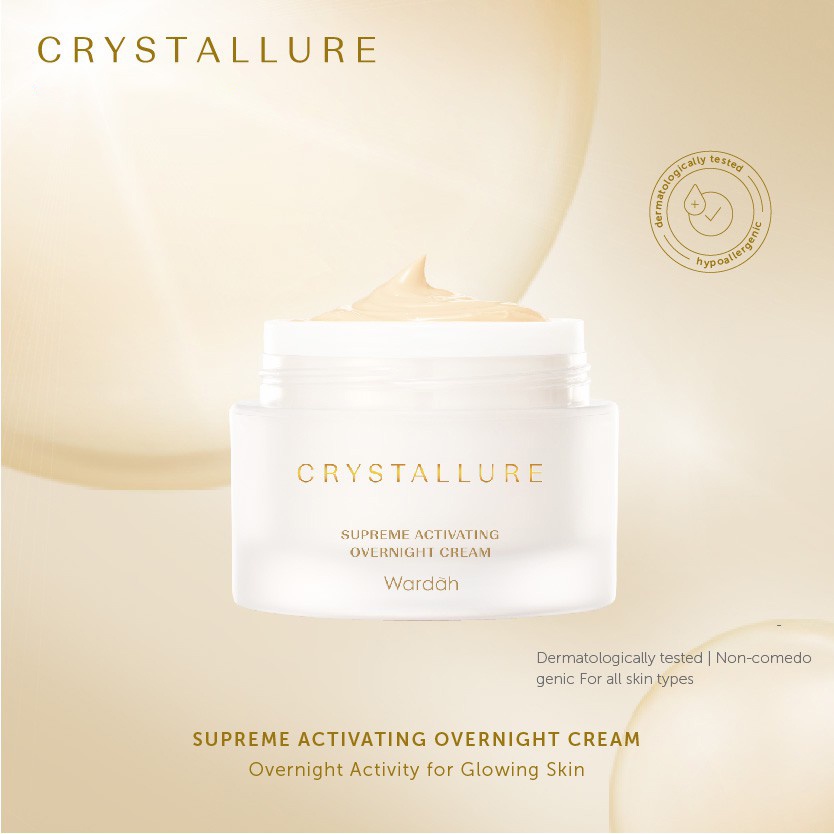 WARDAH Crystallure Superme Activating Overnight Cream 50gr