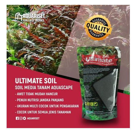 Ultimate Soil 1Kg Soil Aquascape Soil Ultimate Aquariset Media Tanam