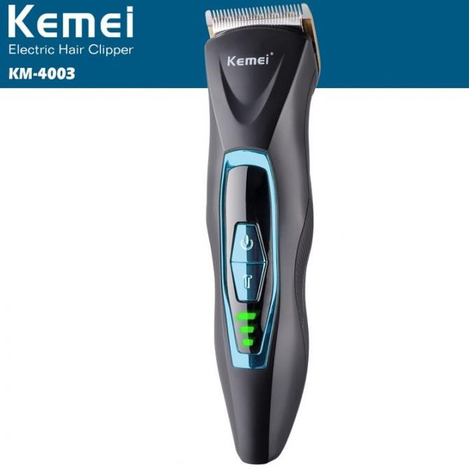 KEMEI KM-4003 Waterproof Electric Trimmer Hair Clipper Beard Trimmer Star Seller Termurah