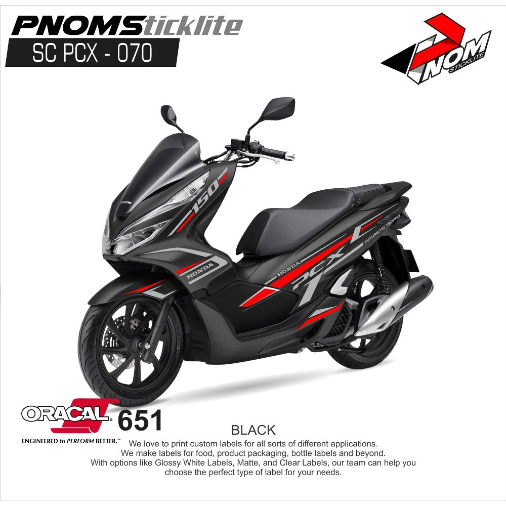 Cutting Sticker Pcx 070 Desain Terbaru Original Shopee Indonesia