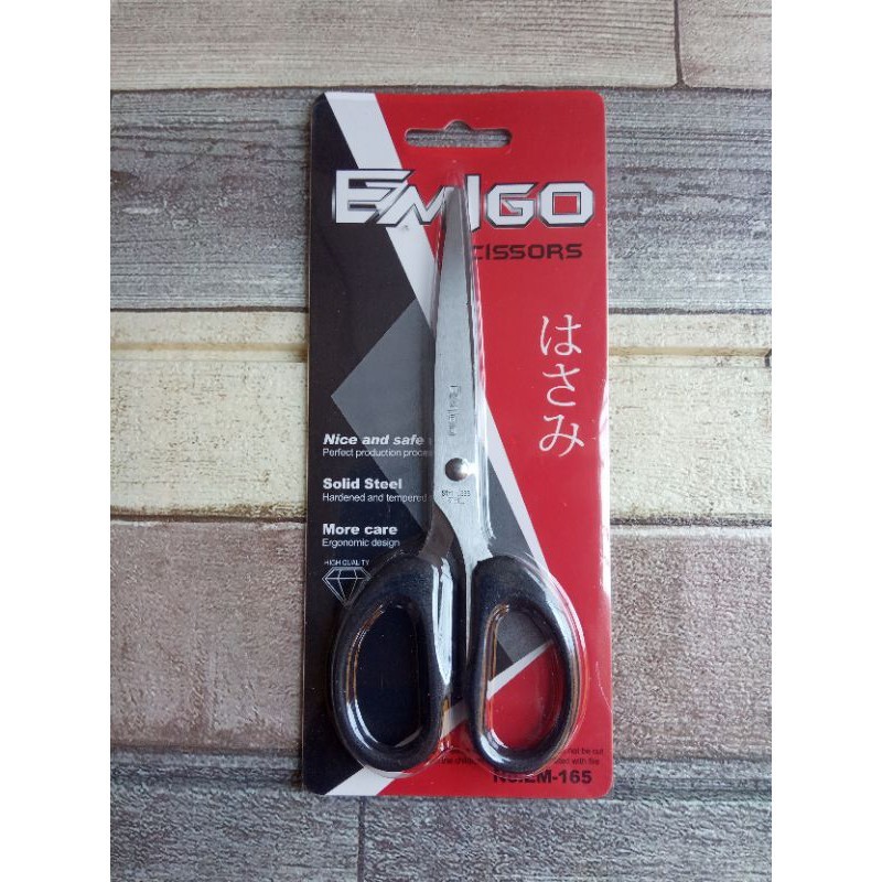 Gunting Emigo Stainless Tanggung 165