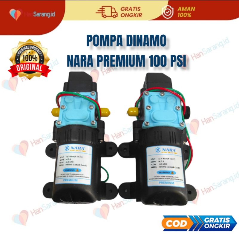 Pompa Dinamo Hiu Sprayer Electrik 12 Volt 5 A 5 LPM