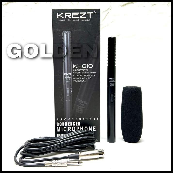 Mic Kabel Condenser Krezt K 818 Original Kondensor Krezt K818
