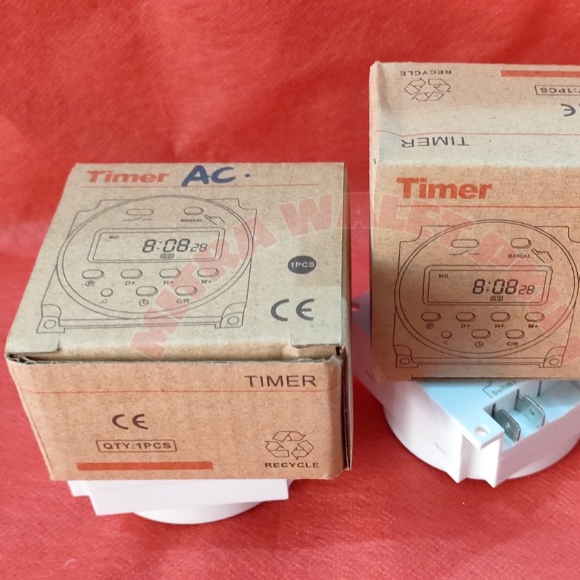 Timer Switch Digital Time Delay Relay 220V 12V CN101A Untuk Lampu Digital Timer Programmable On Off