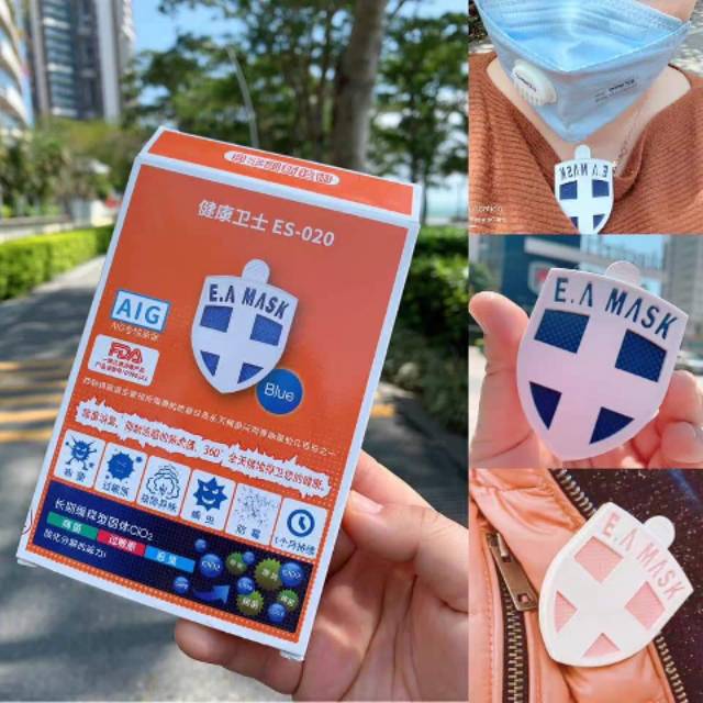 (COD) EA MASK CLIP ANTI VIRUS MADE IN JAPAN