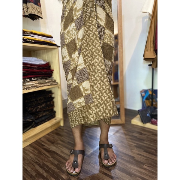 SAPUT BATIK PRINT || Saput Batik print motif kotak