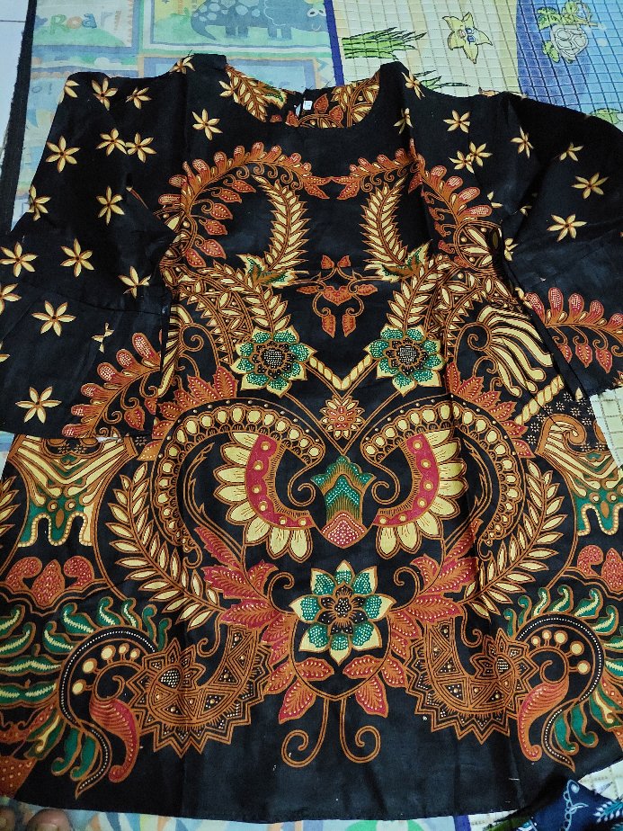 Atasan Batik Dolby Dolbi Dobby Doby Tenun Sutra Tulis Halus Katun Atbm Baron ,sarombit
