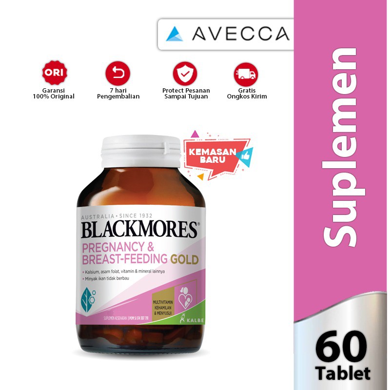 Blackmores Pregnancy & Breastfeeding Gold (Suplemen Ibu Hamil & Menyusui / Program Kehamilan)-2