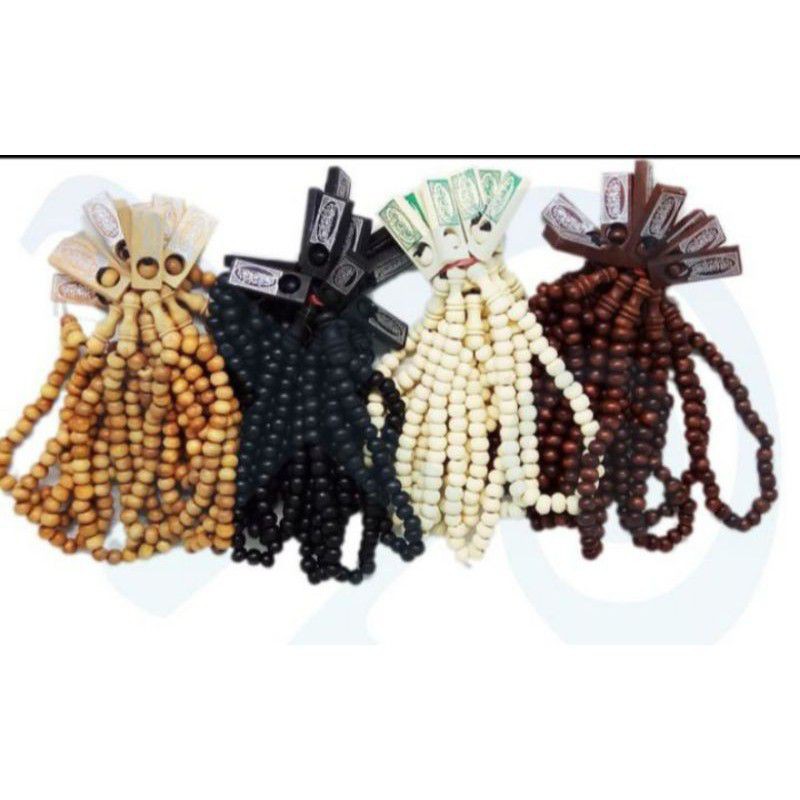 Tasbih kayu 33 butir/tasbih murah harga kodian/tasbih 33butir 1kodi