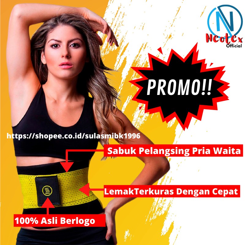 Korset Pembakar Lemak Sabuk Pengecil Perut Hot Shaper Power Belt Corset Pelangsing