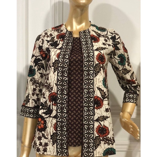 Atasan Batik 242 ALA/ Blouse Batik Wanita Modern