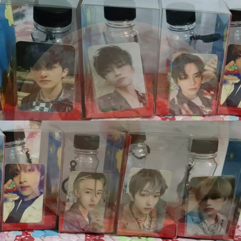 READY STOCK MD KEYRING + PHOTOCARD SET HOT SAUCE JENO RENJUN JAEMIN HAECHAN MARK CHENLE JISUNG