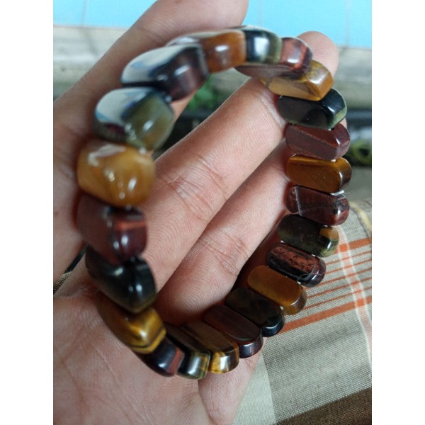 berkat nabi gelang tangan batu mineral aksesoris fashion wanita kalimantan