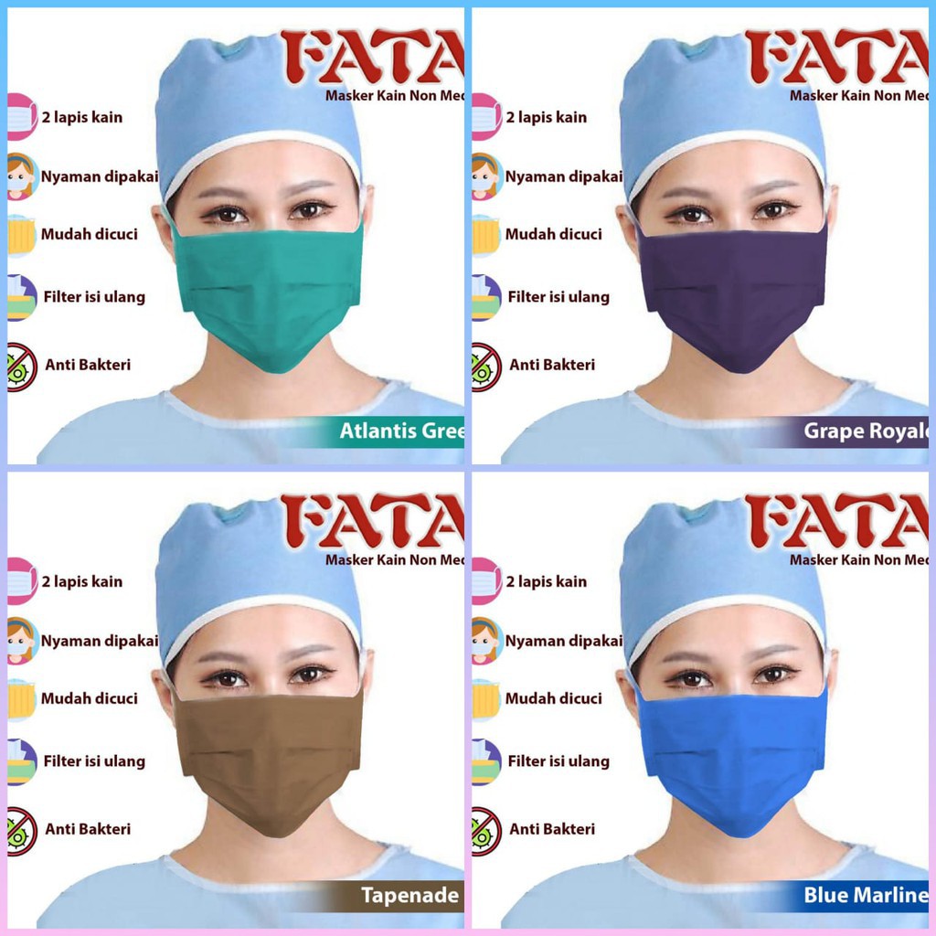 SS MASKER KAIN FATA NON MEDIS TALI 2 LAPIS