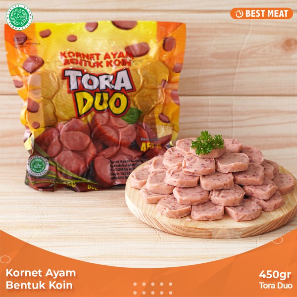 Kornet Ayam Bentuk Koin Tora Duo 450 gr