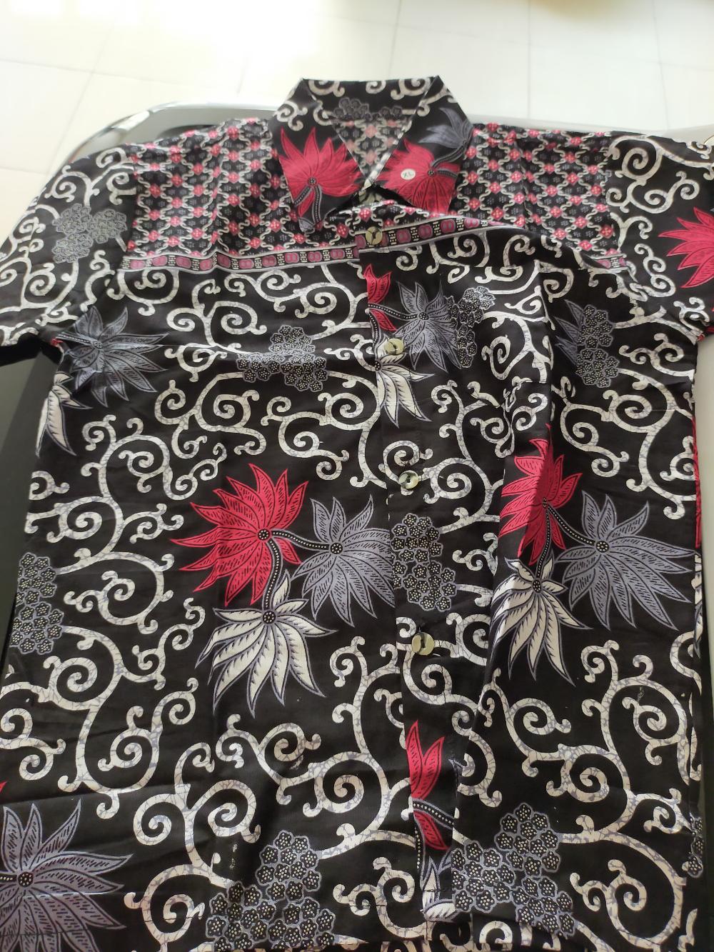 Baju Batik Anak Cowo Kemeja Lengan Pendek