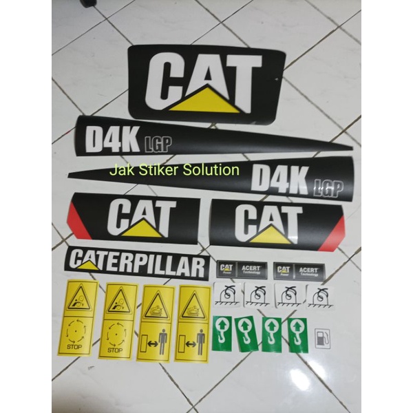 

Stiker Dozer Caterpillar Cat D4K LGP Sticker Alat Berat