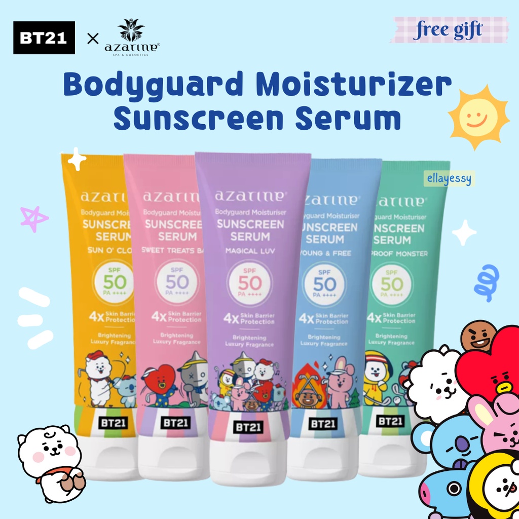 azarine x BT21 body guard mouisturizer sunscreen serum(100ml)