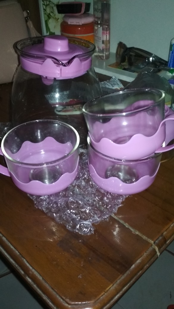 Tea Pot Powercook Flower Teapot Five Teko Teh Tempat Teh Antik Dan Cantik Teapot 5 Set