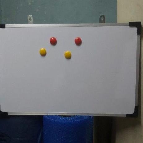 

[KODE QRYLZ] White Board Magnet Uk. 80x120 cm