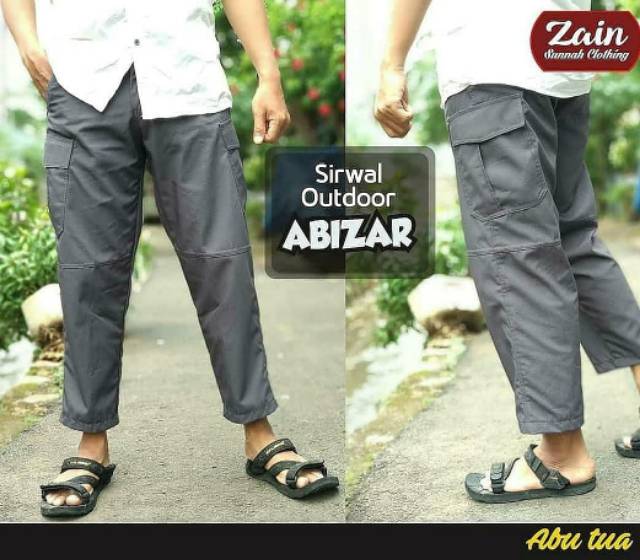 Celana sirwal outdoor Abizar by zain sirwal | sirwal gunung outdoor bahan ribstop