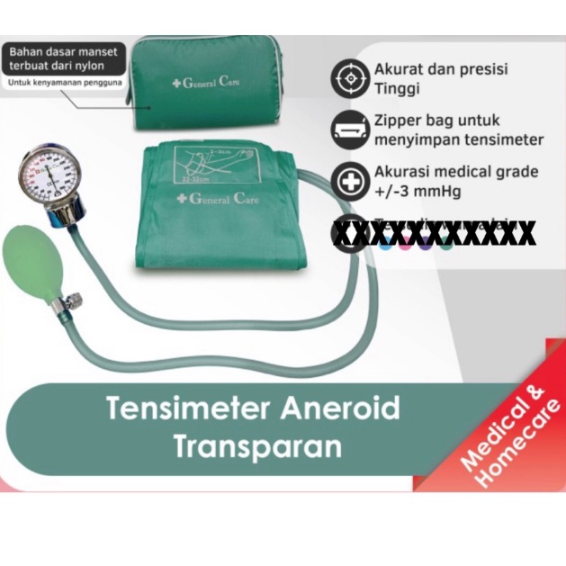 Tensi Aneroid General Care Transparant