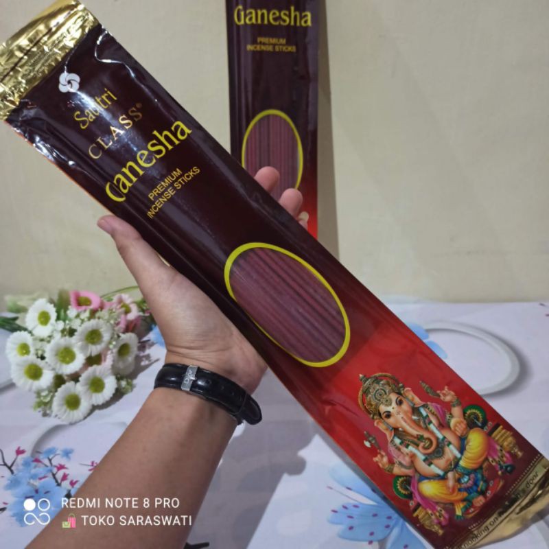 Hio Dupa Wangi Aromaterapi Oud Oudh Gaharu Ganesha Stick Merah