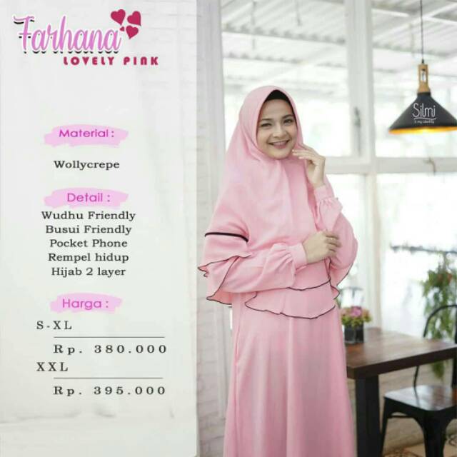 Gamis Set Syar'i Syari Branded Silmi Farhana