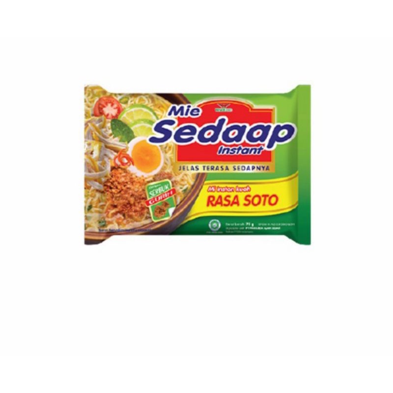 

Sedap SEDAAP mie kuah RASA SOTO