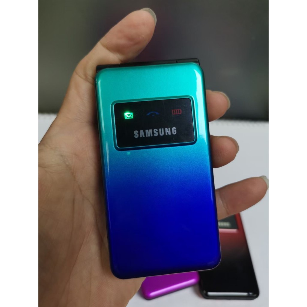 Handphone Samsung K888 Lipat Dual Sim Hp JADUL Samsung K 888 Flip Kamera BAHASA INDONESIA-4