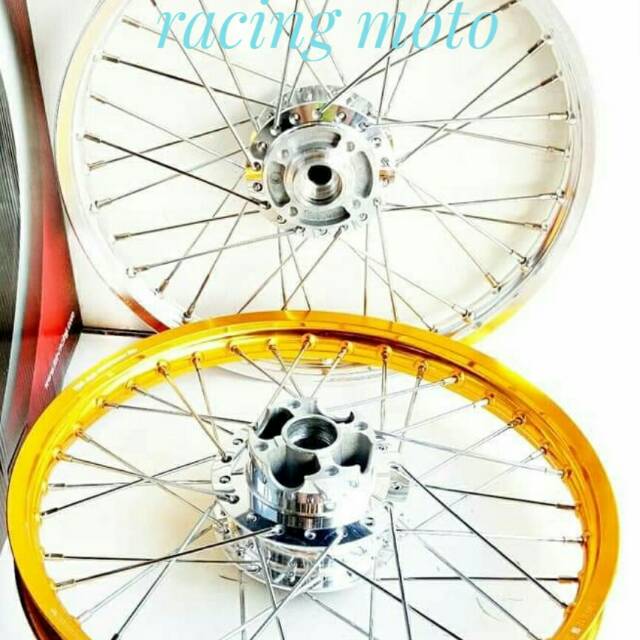 PAKET VELG MODEL THAILOK MOTOR SONIC 150-SUPRA 125 VELG TDR RING 17 BONUS RAKIT VELG WARNA BISA REQ
