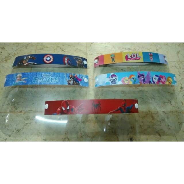 Face shield anak lucu