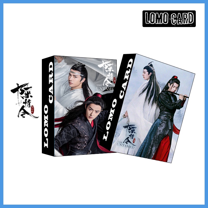 30pcs / Kotak Kartu Foto LOMO Xiao Zhan Wang Yibo Chen Qingling Untuk Koleksi