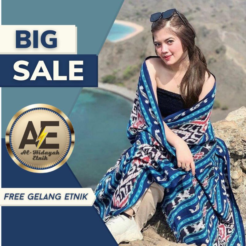 Kain Tenun Etnik Blanket Tenun Jepara Tenun Toraja Original AE02