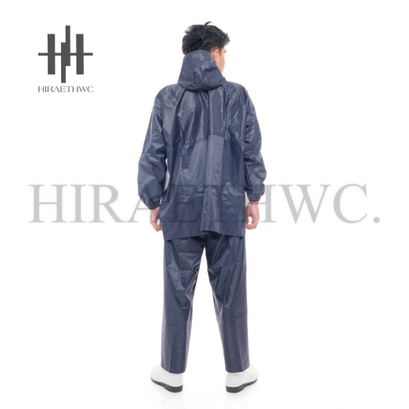 JAS HUJAN SET BAJU DAN CELANA / STELAN JAS HUJAN NAVY