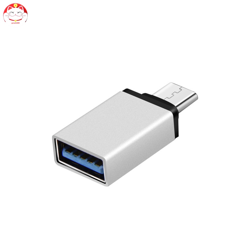 Adapter OTG Konverter Tipe C ke USB 3.0 untuk Samsung Huawei P20