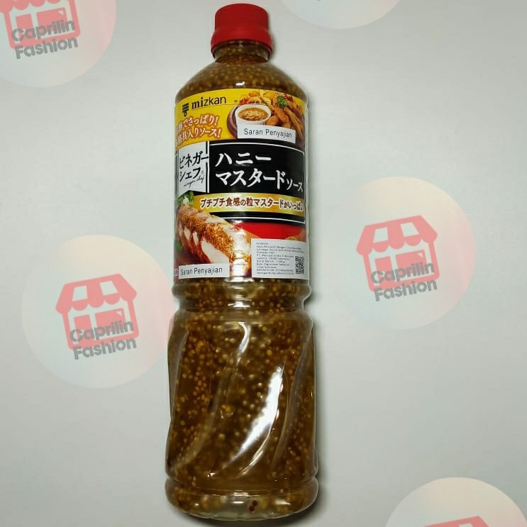 

Mizkan Vinegar sauce with honey mustard flavor 1100 gr/ saus mustard