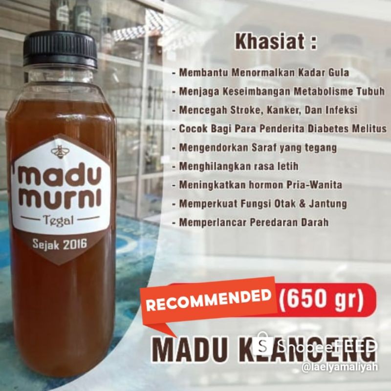 

Madu Murni Klanceng 100% Original tanpa campuran