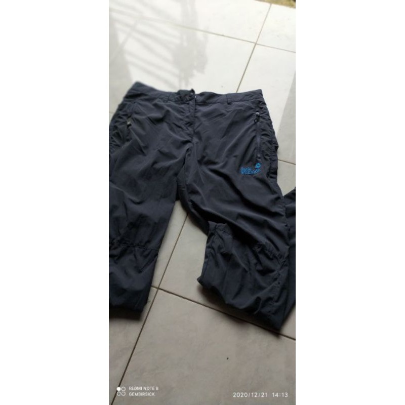 celana gunung quickdry jack wolfskin second
