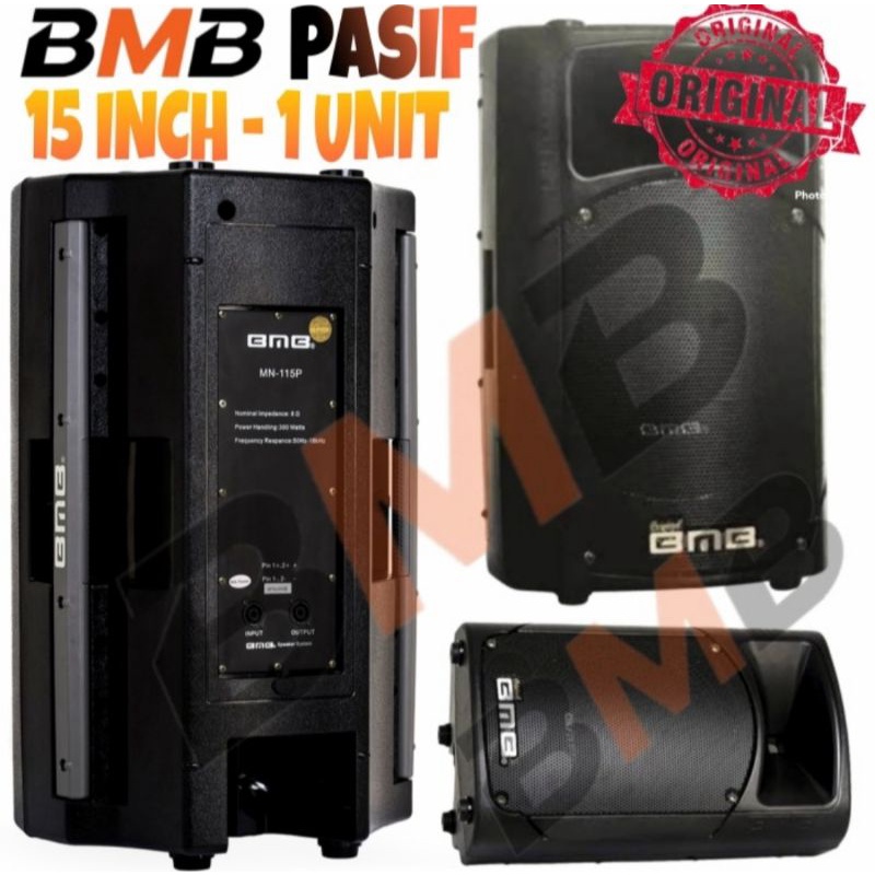 Speaker Pasif BMB 15 Inch MN-115P Original Garansi 3 Tahun Harga 1 Pcs