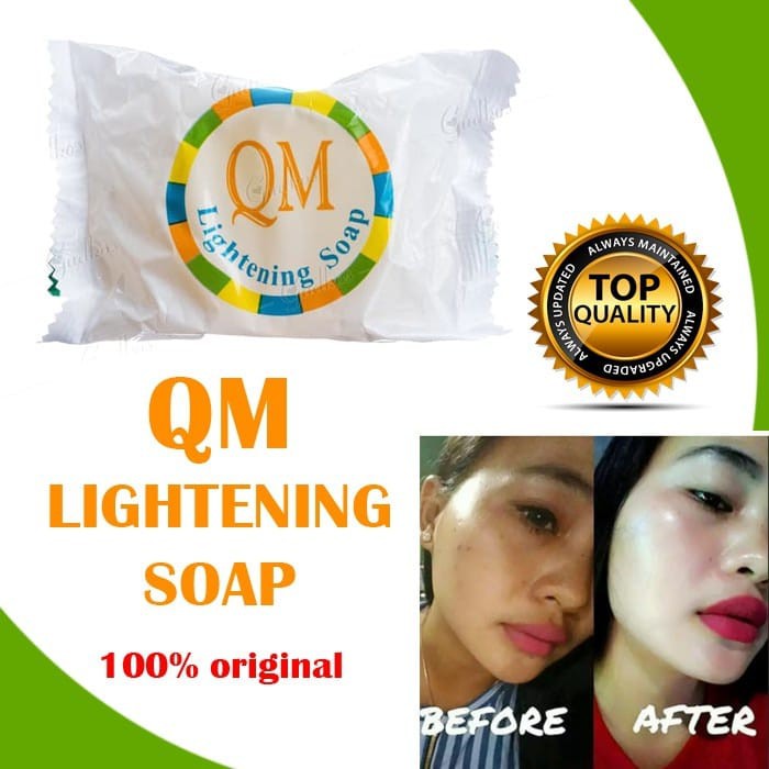 SABUN PEMUTIH WAJAH QM BRIGHTENING SOAP SABUN WAJAH SABUN BATANG SABUN WAJAH GLOWING PENCERAH WAJAH PERAWATAN WAJAH SABUN WAJAH PEMUTIH PEMUTIH WAJAH PERMANEN